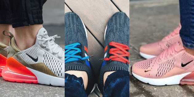 Модные кроссовки: Кроссовки с элементами главного цвета года