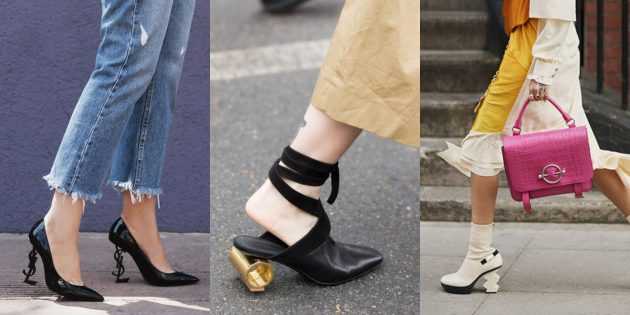 Женская обувь: Обувь со скульптурным каблуком